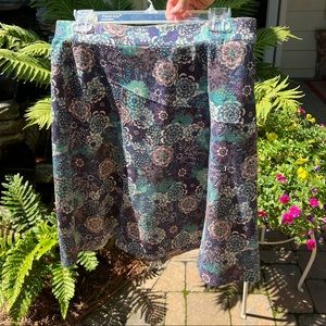 REI Floral Skirt